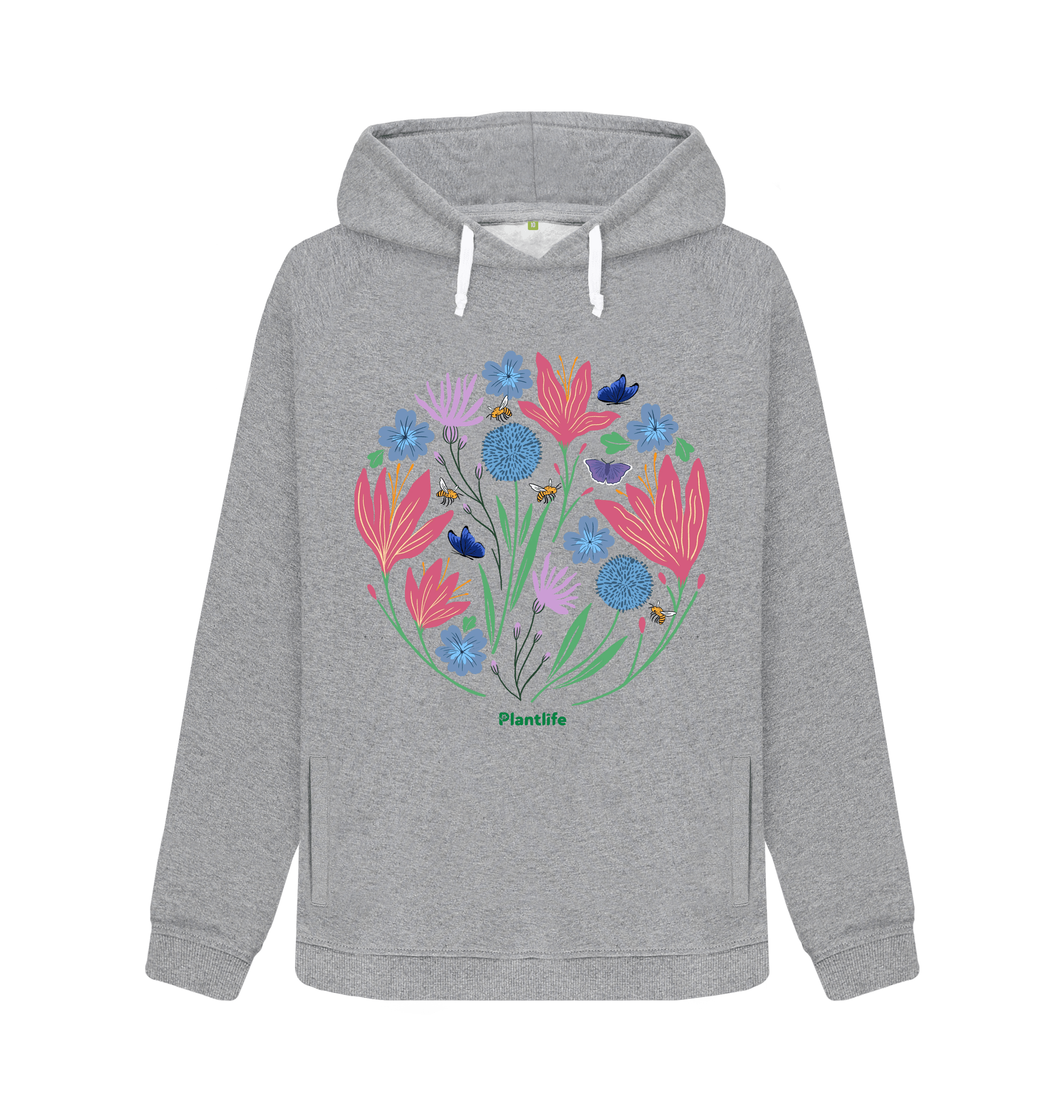 Athletic Grey Printed Sweater Front