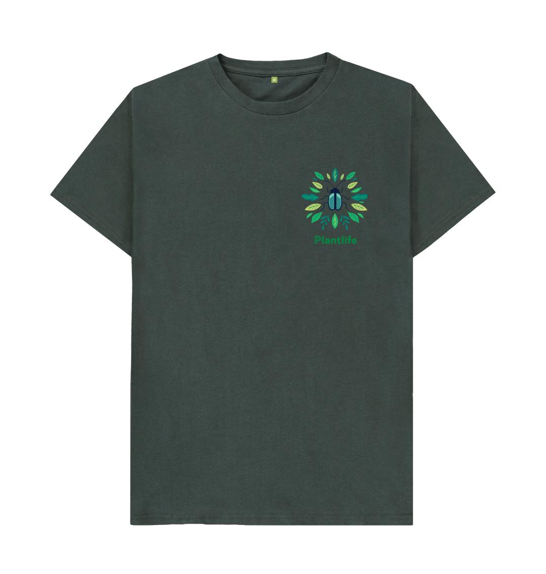 Dark Grey Printed T-shirt Front