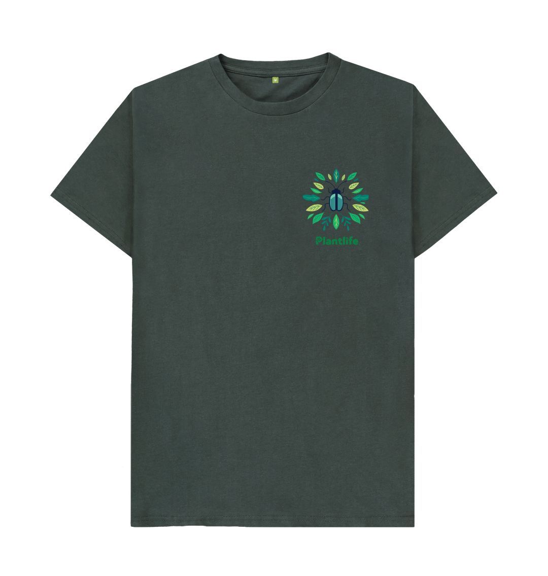Dark Grey Men's Plant & Bug T-shirt