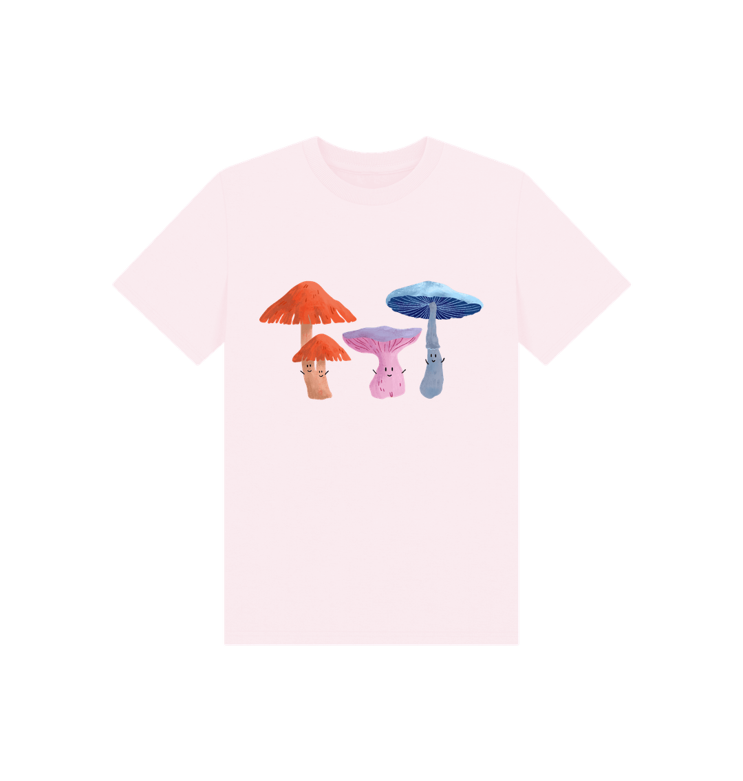 Pink Happy Fungi T-shirt (Kids)