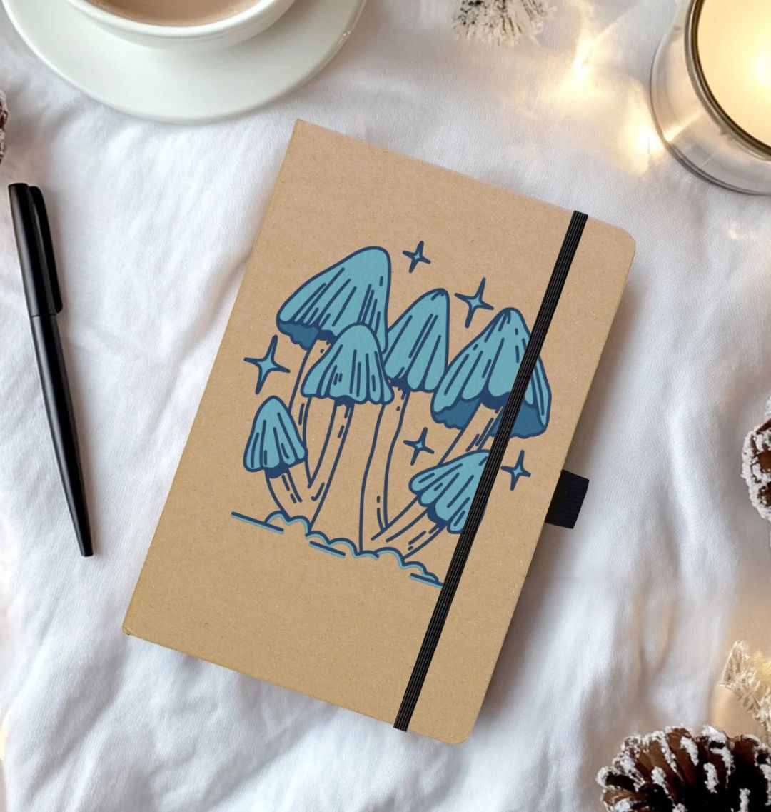 Blue Fungi Notebook