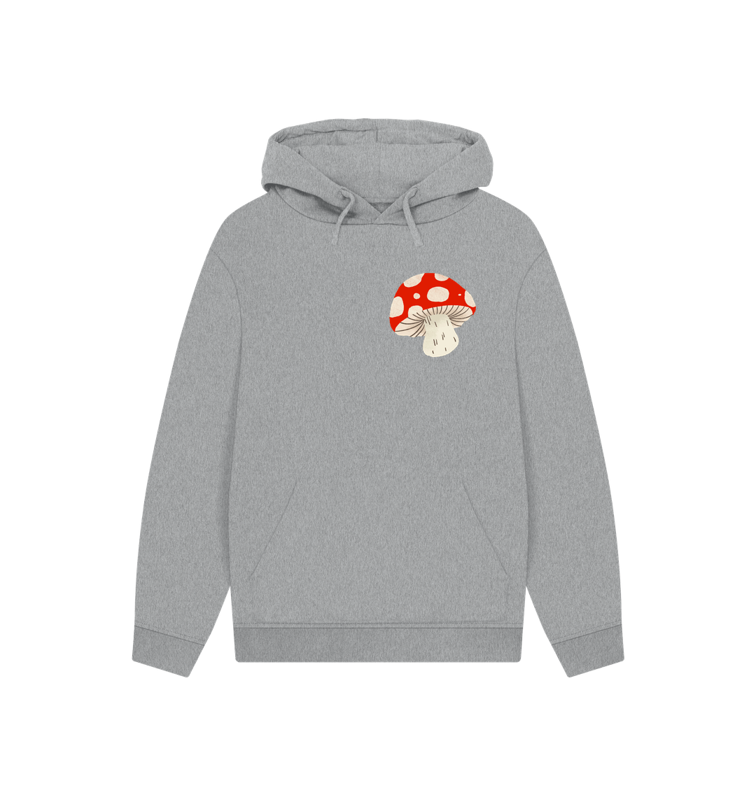 Athletic Grey Fungi Kangaroo Pouch Hoodie