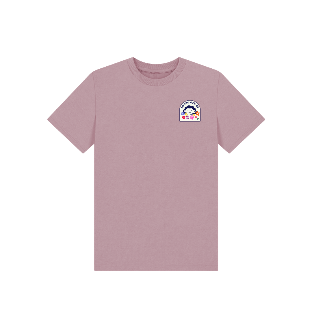 Mauve Printed Kids T-Shirt