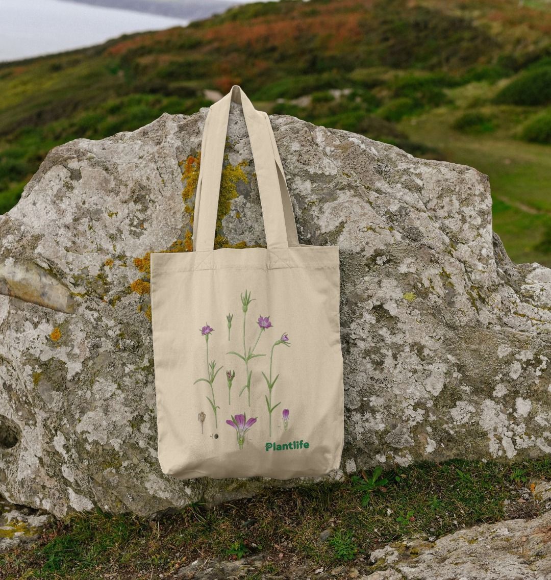 Plantlife Design Tote Bag- Agrostemma githago  (Corncockle)