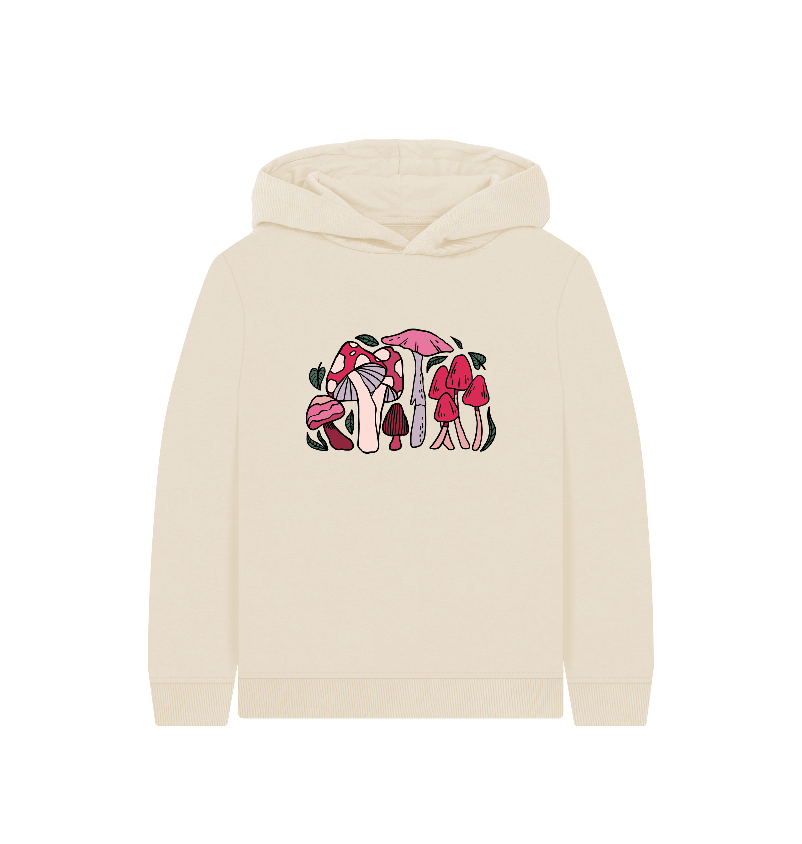 Oat Printed Kids Hoodie Front