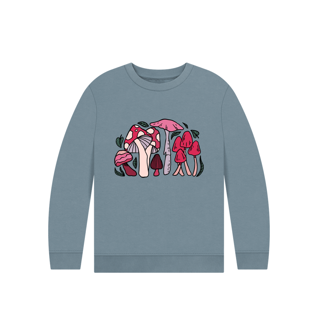 Stone Blue Fungi Jumper (Kids)