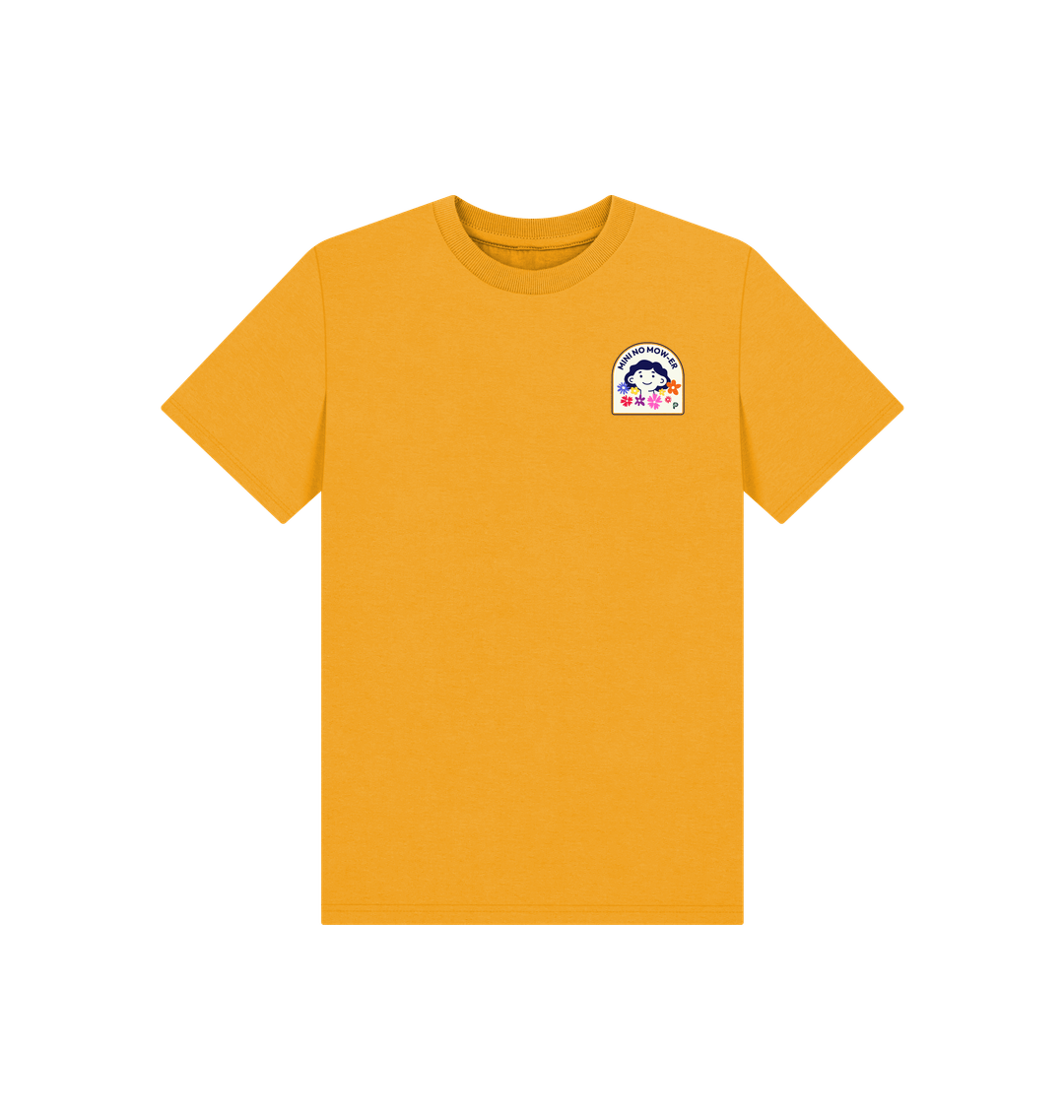 Mustard Printed Kids T-Shirt
