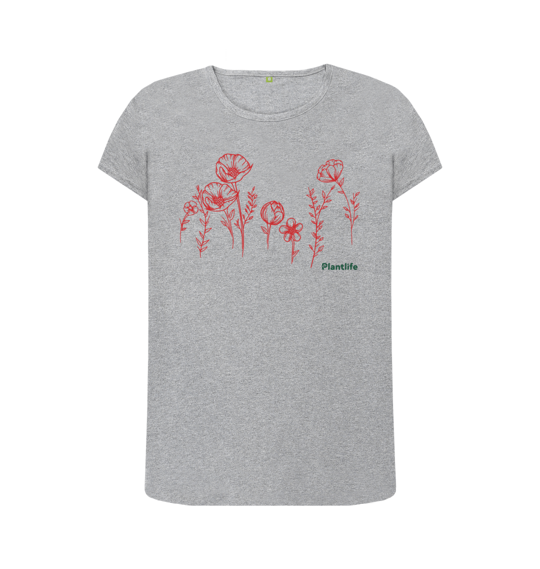 Athletic Grey Printed T-shirt Front