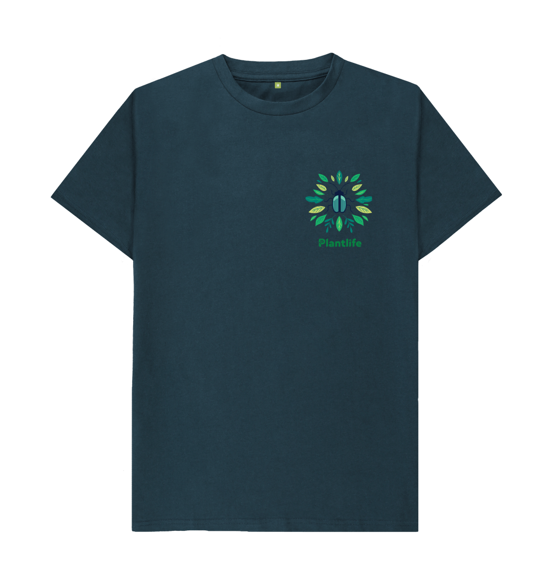 Denim Blue Printed T-shirt Front