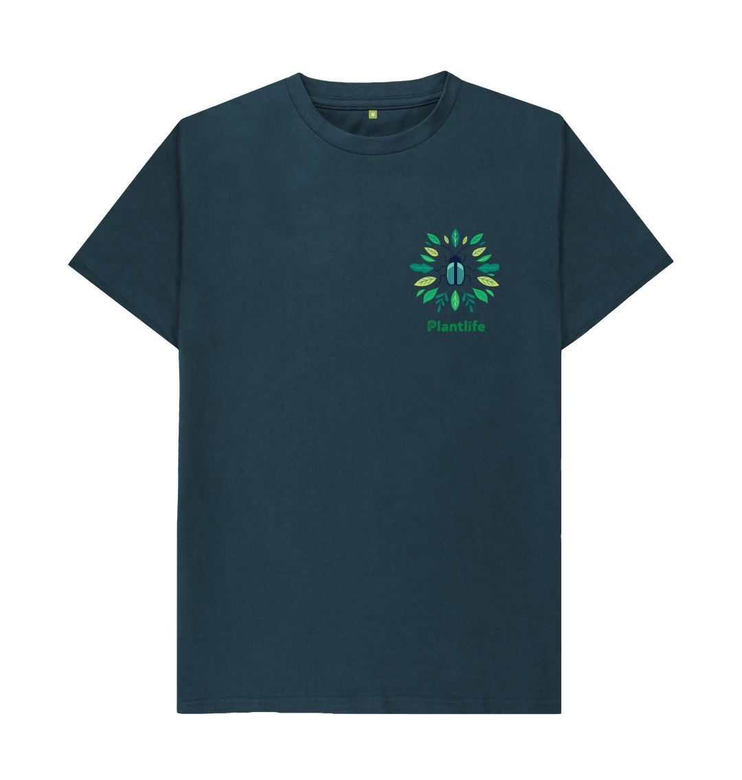Denim Blue Men's Plant & Bug T-shirt