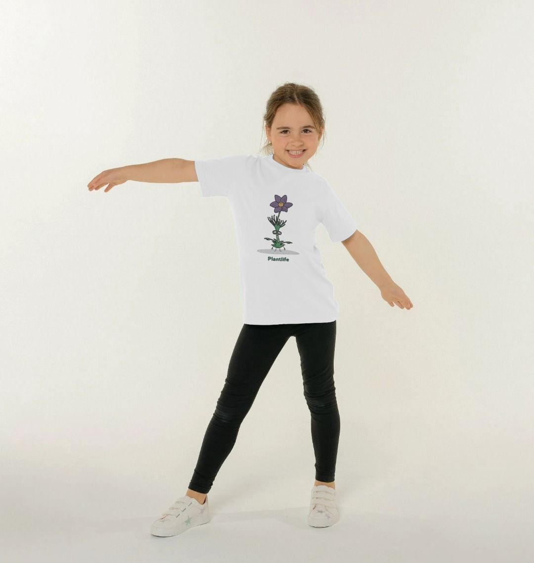 Kids Pasqueflower Character T-shirt